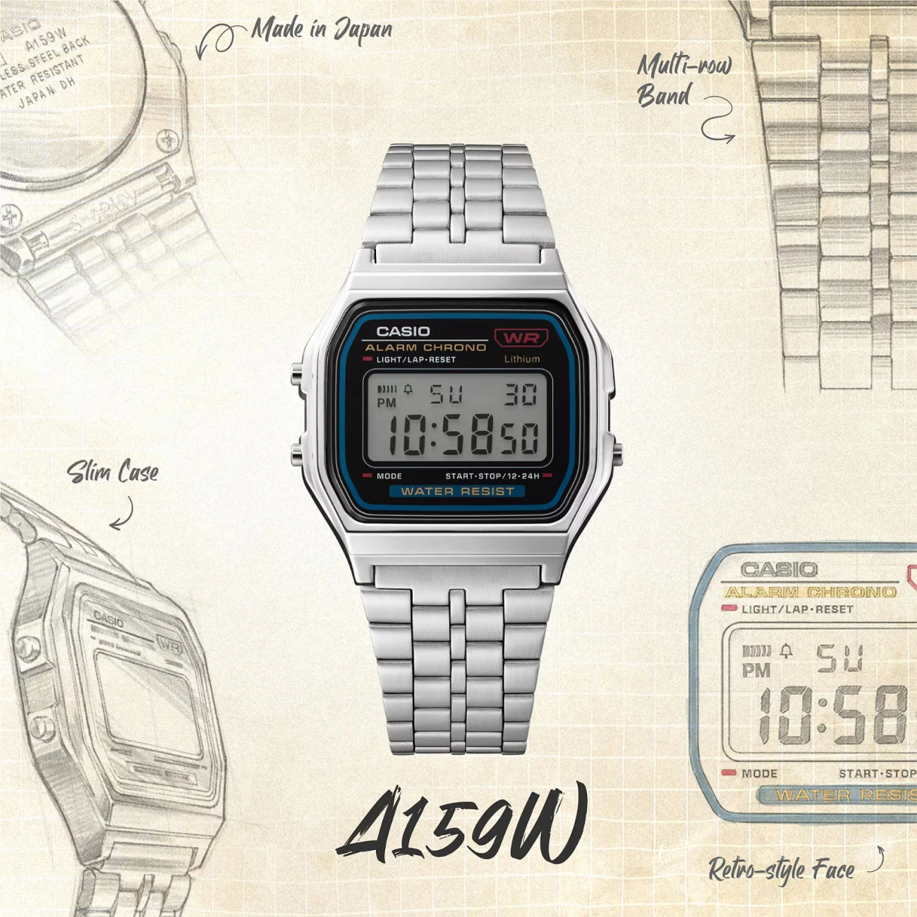 CASIO , Férfi / Női, CASIO Vintage család, 270858