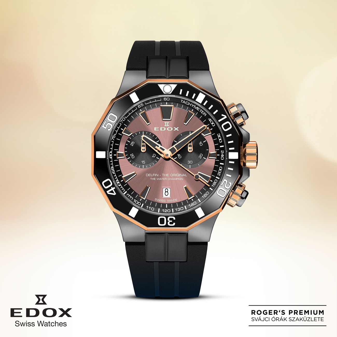 EDOX Karóra, Férfi, Delfin The Original család, 253042