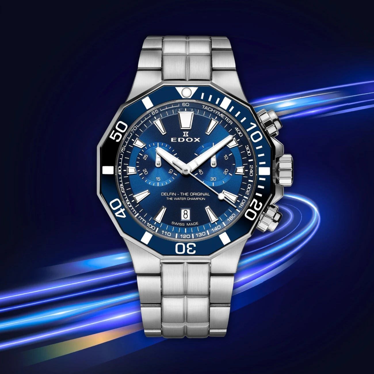 EDOX Karóra, Férfi, Delfin The Original család, 253045