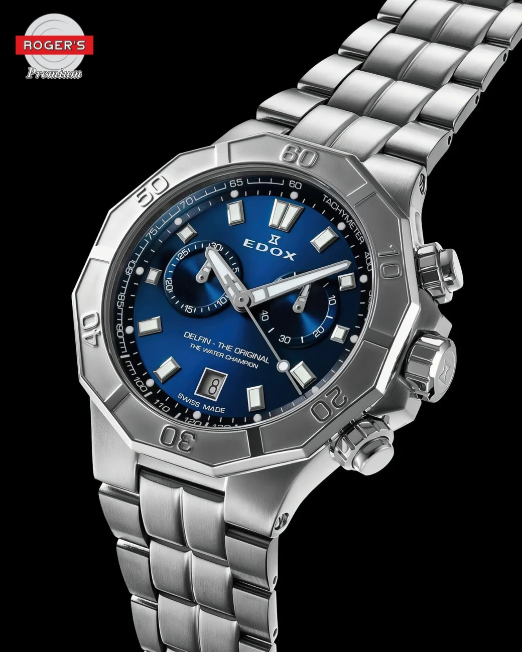 EDOX Karóra, Férfi, Delfin The Original család, 253053