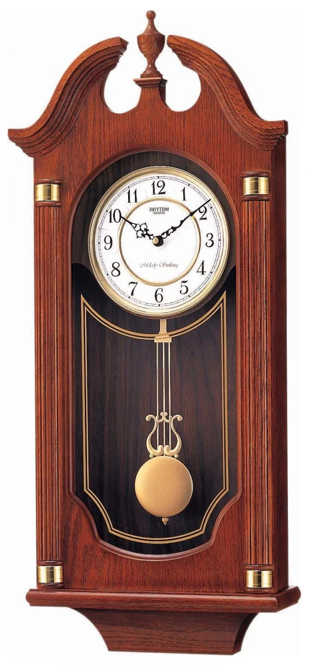 RHYTHM Falióra, Wooden Wall Clocks Chime család, 71963