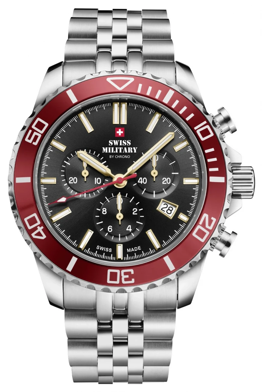 SWISS MILITARY BY CHRONO , Férfi, Quartz Chronograph család, 256381